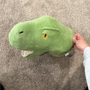 Green Dinosaur Plush Wall Hanging